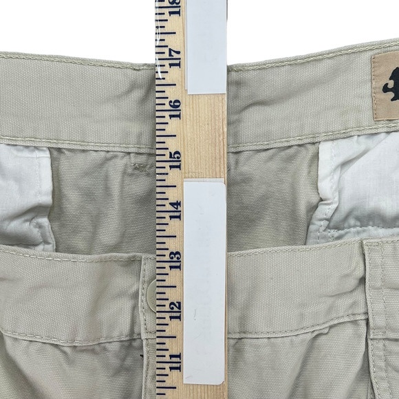 Red Head Cargo Shorts Mens 48 (45 When Relaxed) Light Beige Khaki Elastic Waist - Picture 6 of 7